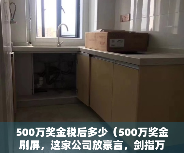 500万奖金税后多少（500万奖金刷屏，这家公司放豪言，剑指万亿目标，要涨超3倍才能实现！淡定的周期股走出慢牛，这些超跌大象股低估值）