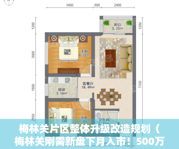 梅林关片区整体升级改造规划（梅林关刚需新盘下月入市！500万起上车3房！）