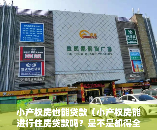 小产权房也能贷款（小产权房能进行住房贷款吗？是不是都得全款支付？）