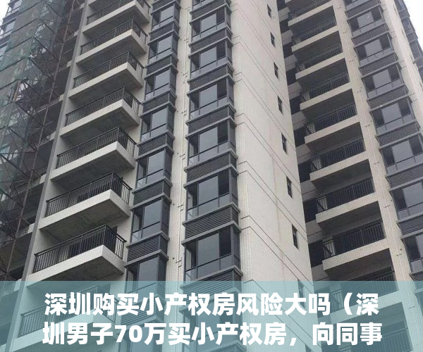 深圳购买小产权房风险大吗（深圳男子70万买小产权房，向同事炫耀，被同事贬的一文不值！）