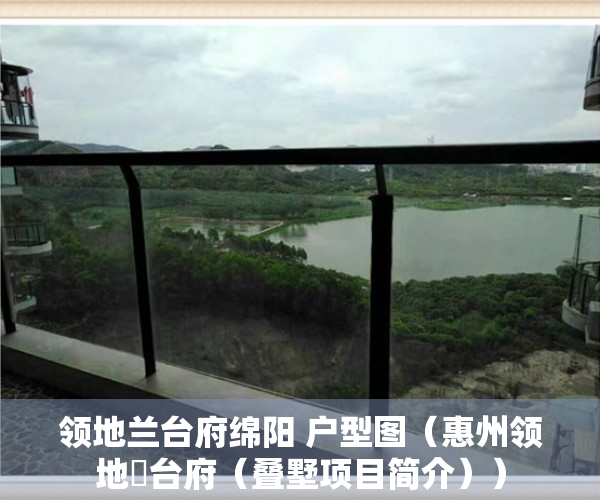 领地兰台府绵阳 户型图（惠州领地蘭台府（叠墅项目简介））
