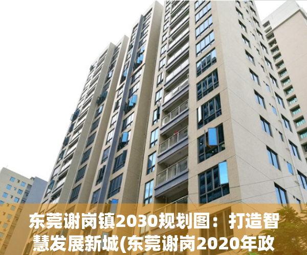 东莞谢岗镇2030规划图：打造智慧发展新城(东莞谢岗2020年政府规划图)