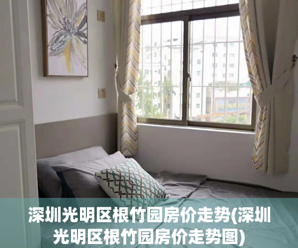 深圳光明区根竹园房价走势(深圳光明区根竹园房价走势图)