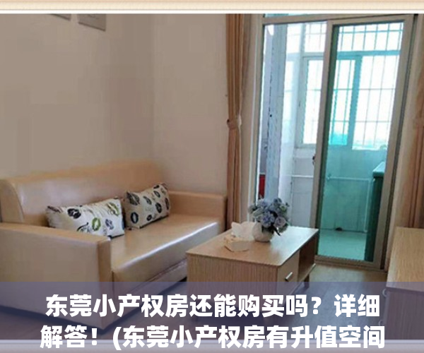 东莞小产权房还能购买吗？详细解答！(东莞小产权房有升值空间吗?)