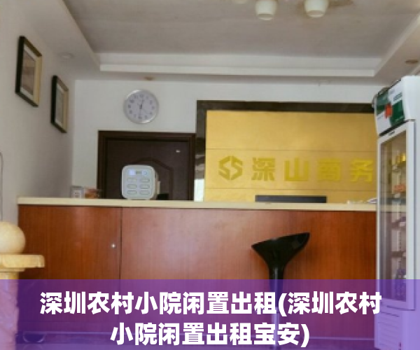深圳农村小院闲置出租(深圳农村小院闲置出租宝安)