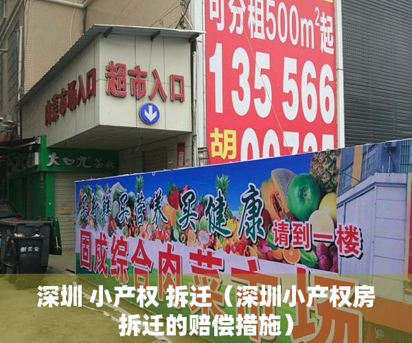 深圳 小产权 拆迁（深圳小产权房拆迁的赔偿措施）