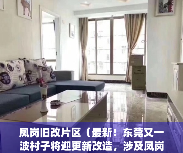 凤岗旧改片区（最新！东莞又一波村子将迎更新改造，涉及凤岗这儿）(东莞凤岗拆迁补偿标准)