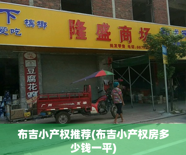 布吉小产权推荐(布吉小产权房多少钱一平)