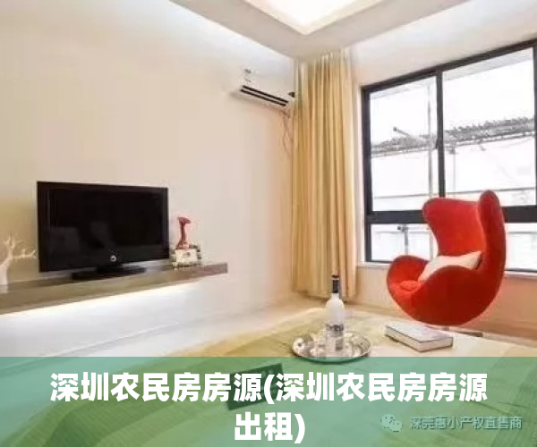 深圳农民房房源(深圳农民房房源出租)