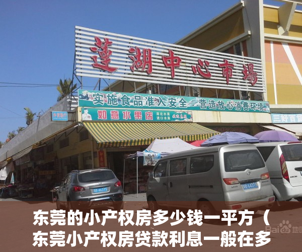 东莞的小产权房多少钱一平方（东莞小产权房贷款利息一般在多少呢？需要什么条件呢？）