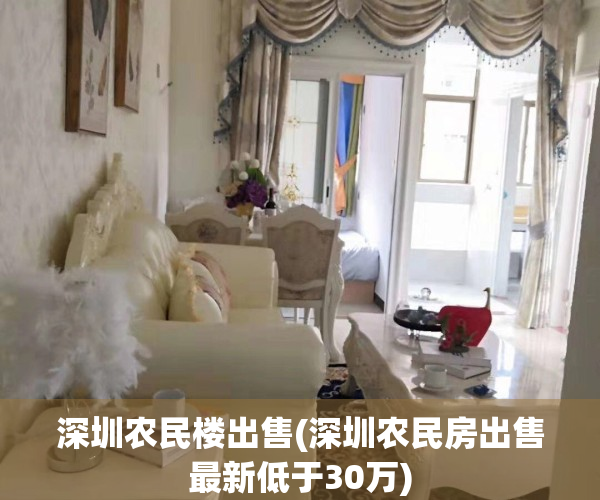 深圳农民楼出售(深圳农民房出售最新低于30万)