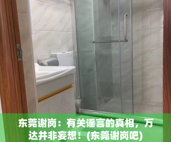 东莞谢岗：有关谣言的真相，万达并非妄想！(东莞谢岗吧)