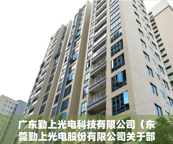 广东勤上光电科技有限公司（东莞勤上光电股份有限公司关于部分业绩承诺补偿股份回购注销完成的公告）