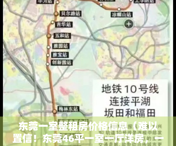 东莞一室整租房价格信息（难以置信！东莞46平一室一厅洋房，一套总价才99万）