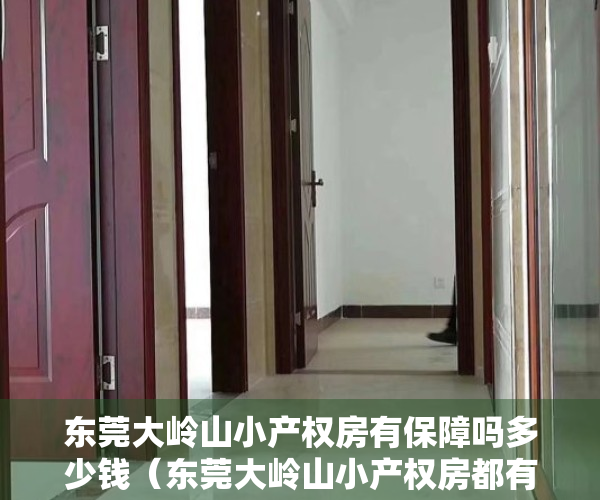 东莞大岭山小产权房有保障吗多少钱（东莞大岭山小产权房都有哪些优势，价格怎么样？）