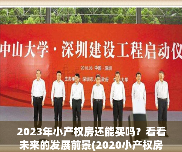 2023年小产权房还能买吗？看看未来的发展前景(2020小产权房的未来)