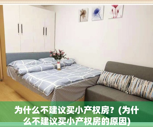 为什么不建议买小产权房？(为什么不建议买小产权房的原因)