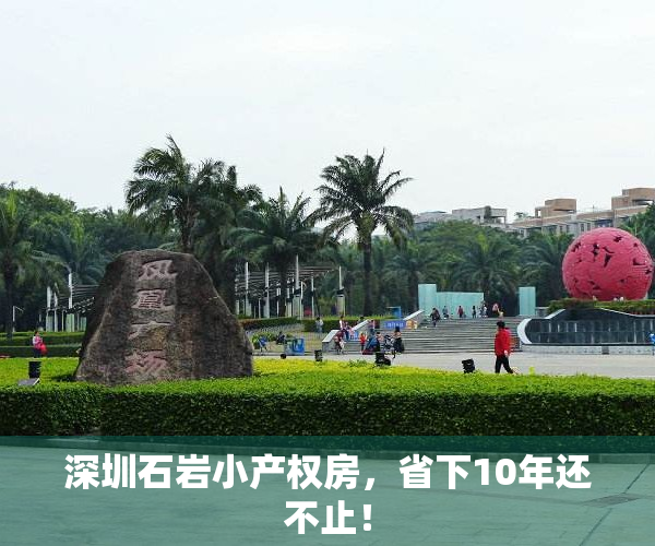 深圳石岩小产权房，省下10年还不止！
