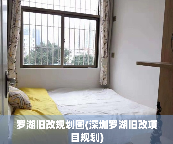 罗湖旧改规划图(深圳罗湖旧改项目规划)