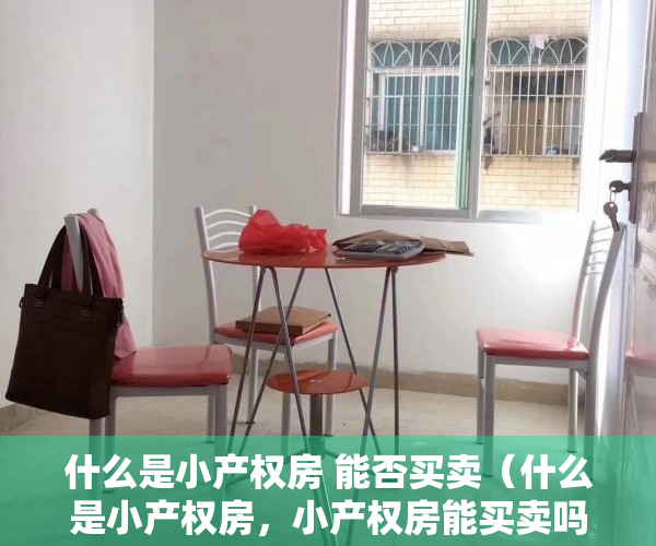 什么是小产权房 能否买卖（什么是小产权房，小产权房能买卖吗？）