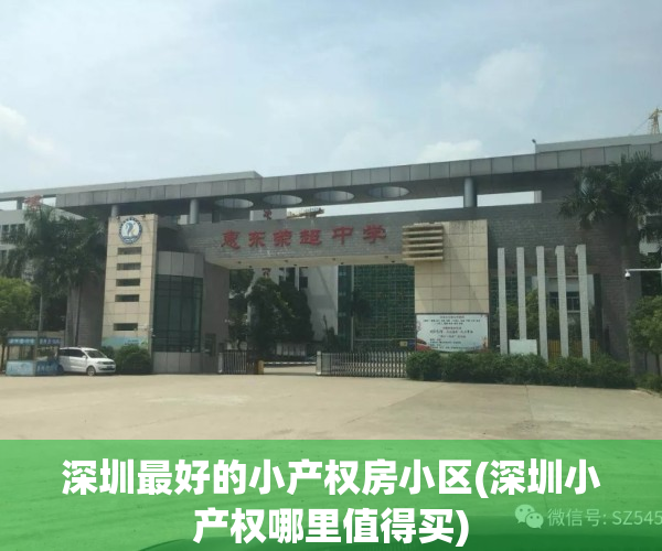 深圳最好的小产权房小区(深圳小产权哪里值得买)