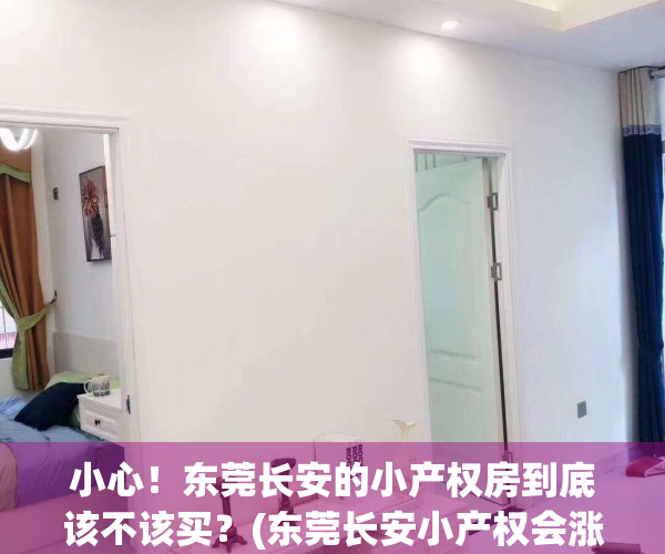 小心！东莞长安的小产权房到底该不该买？(东莞长安小产权会涨价吗)