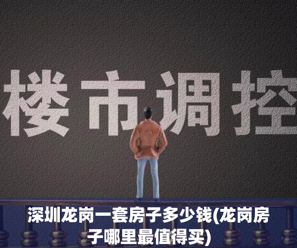 深圳龙岗一套房子多少钱(龙岗房子哪里最值得买)
