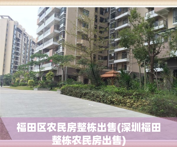 福田区农民房整栋出售(深圳福田整栋农民房出售)