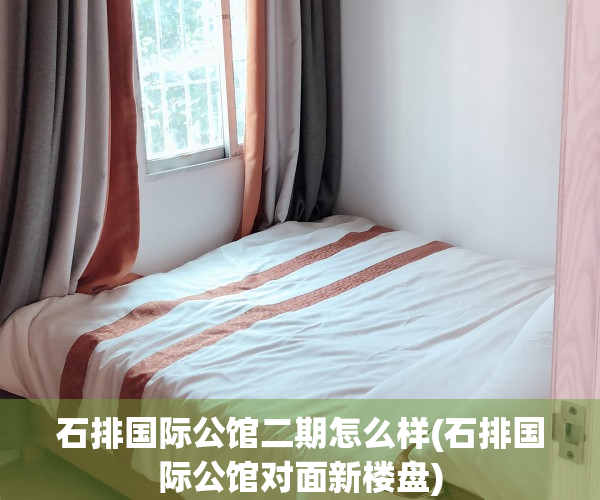 石排国际公馆二期怎么样(石排国际公馆对面新楼盘)