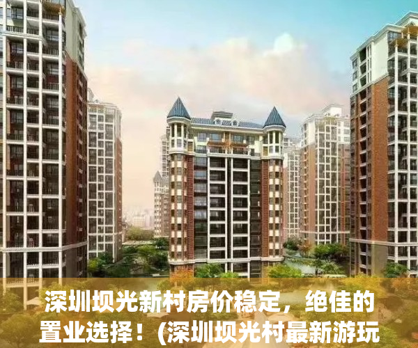 深圳坝光新村房价稳定，绝佳的置业选择！(深圳坝光村最新游玩攻略)