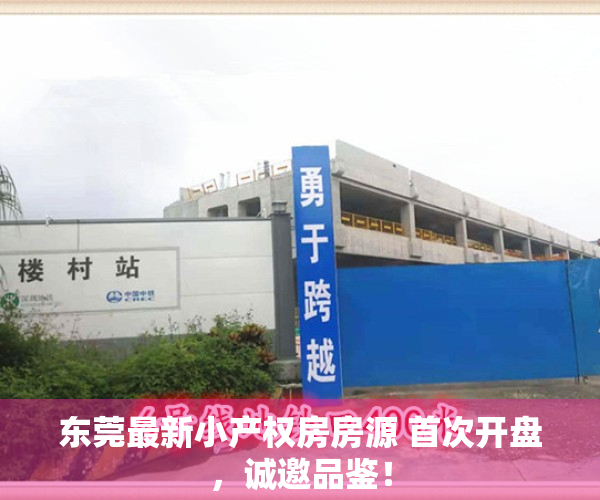 东莞最新小产权房房源 首次开盘，诚邀品鉴！