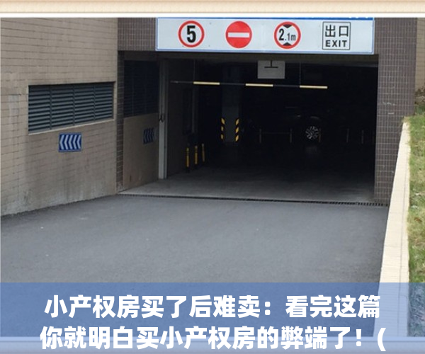 小产权房买了后难卖：看完这篇你就明白买小产权房的弊端了！(买小产权房很丢人吗)