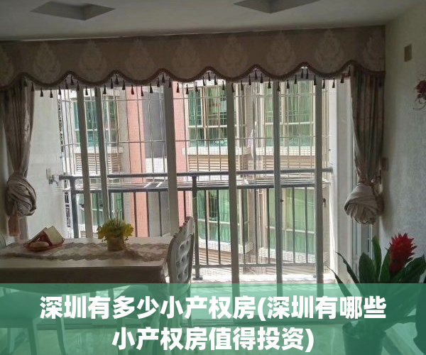 深圳有多少小产权房(深圳有哪些小产权房值得投资)