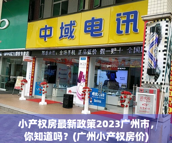 小产权房最新政策2023广州市，你知道吗？(广州小产权房价)