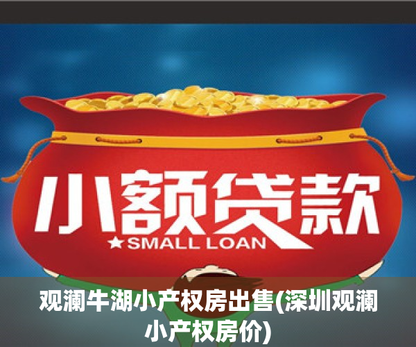 观澜牛湖小产权房出售(深圳观澜小产权房价)