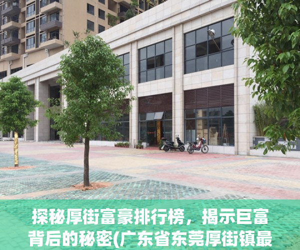 探秘厚街富豪排行榜，揭示巨富背后的秘密(广东省东莞厚街镇最有钱的人)