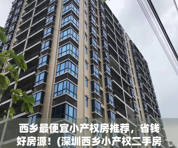西乡最便宜小产权房推荐，省钱好房源！(深圳西乡小产权二手房源信息)