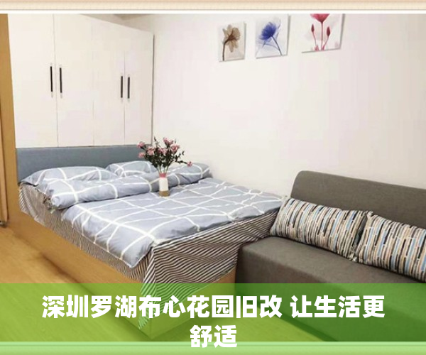 深圳罗湖布心花园旧改 让生活更舒适