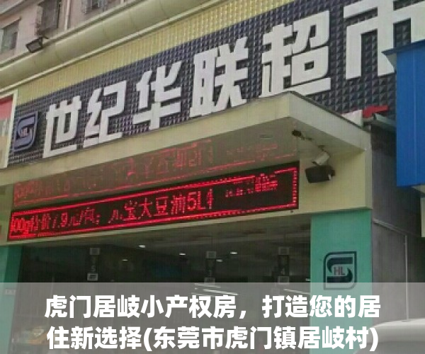 虎门居岐小产权房，打造您的居住新选择(东莞市虎门镇居岐村)