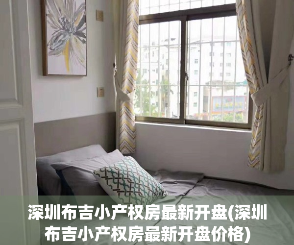 深圳布吉小产权房最新开盘(深圳布吉小产权房最新开盘价格)