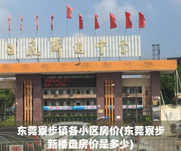 东莞寮步镇各小区房价(东莞寮步新楼盘房价是多少)