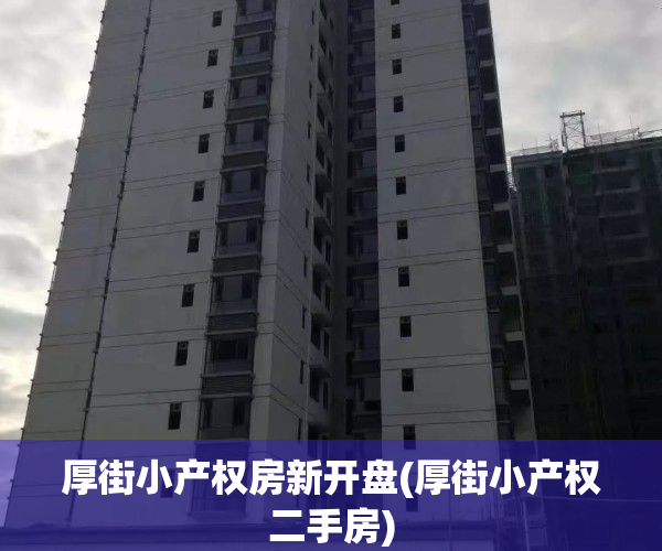 厚街小产权房新开盘(厚街小产权二手房)