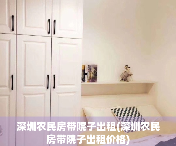 深圳农民房带院子出租(深圳农民房带院子出租价格)