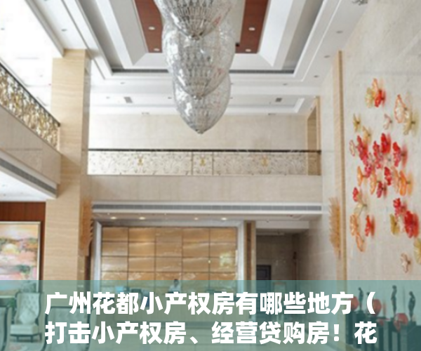 广州花都小产权房有哪些地方（打击小产权房、经营贷购房！花都发禁令，违者将受罚！）