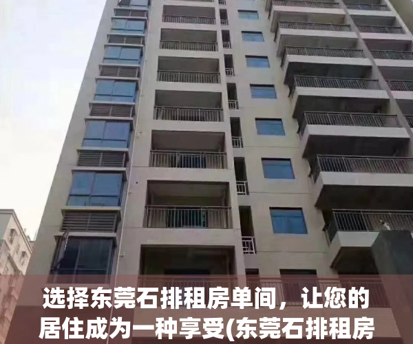 选择东莞石排租房单间，让您的居住成为一种享受(东莞石排租房2房1厅)