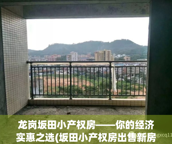 龙岗坂田小产权房——你的经济实惠之选(坂田小产权房出售新房)