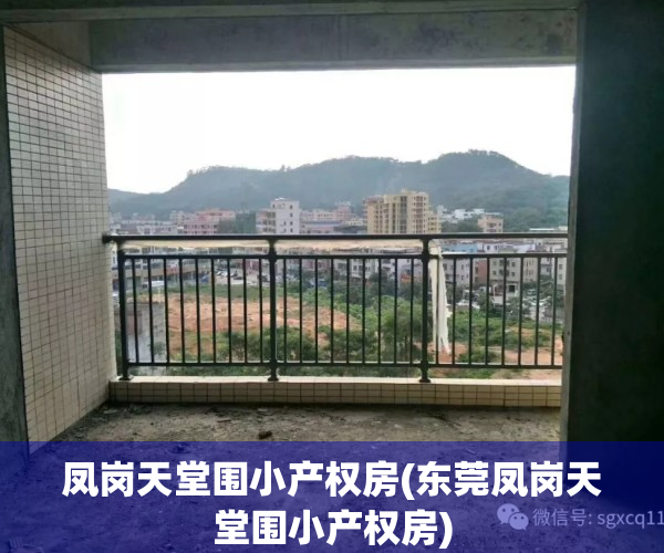 凤岗天堂围小产权房(东莞凤岗天堂围小产权房)