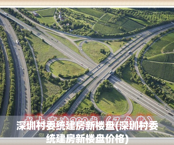 深圳村委统建房新楼盘(深圳村委统建房新楼盘价格)