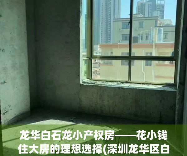 龙华白石龙小产权房——花小钱住大房的理想选择(深圳龙华区白石龙村)