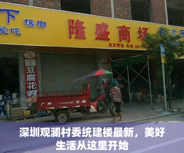 深圳观澜村委统建楼最新，美好生活从这里开始